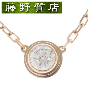 Cartier () Damur Diaman Legend Diamond Necklace LM K18 PG × Approx Used FUJI-0 - Picture 1 of 10