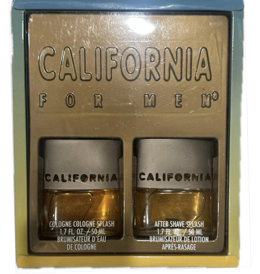 Подарочный набор для мужчин California от Dana (1,7 унции одеколон-сплэш + лосьон после бритья 1,7 унции) - Изображение 1 из 2