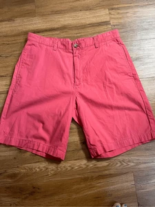 Vineyard Vines uomo taglia 32 rosa club corto 8 pollici cucitura interna golf vacanze fenicottero - Foto 1 di 5