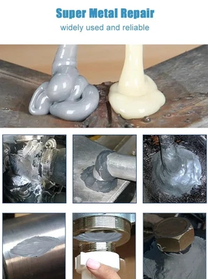 Petrol Patch Putty Fuel Tank Metal Repair Leak Kit Gearbox Crank Case Fix Seal - Image 1 of 4