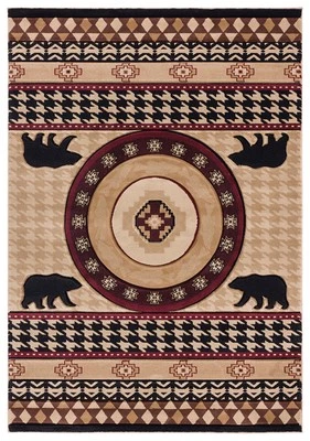 8x11 United Weavers Beige Geometric Area Rug 2055 41626 - Aprx 7' 10" x 10' 6" - Image 1 of 2