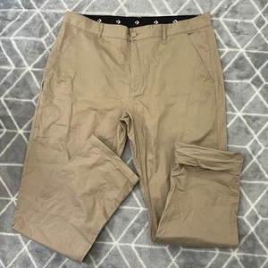 Converse Straight Leg Chino Pants Men’s 36X32 Skater Trousers Beige  - Picture 1 of 10