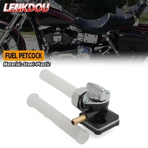 Steel Fuel Valve Petcock Male Thread For Harley FLST FXST FLT Dyna FXD 1995-2001 - Picture 1 of 10