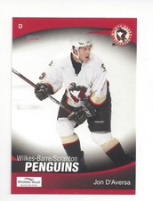 2007-08 Wilkes-Barre/Scranton Penguins (AHL) Jon D'Aversa (EHC Linz)