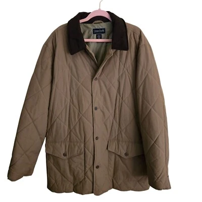 Abrigo de Granero Acolchado Cuello Gamuza Tostado Ocean Pacific Bolsillos Forrado Talla XL Foto 1 de 4