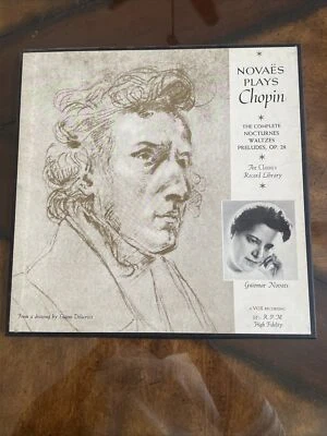 Chopin Nocturnes Waltzes Preludes Classical Music Vinyl Album Novaes SET  4 box - Image 1 of 4
