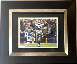 Authentic Emmitt Smith Autographed "Celebration" 16"x20" Custom Framed Picture - Picture 1 of 5