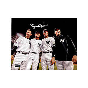 Photo dédicacée signée Mariano Rivera Yankees 8x10 2008 Core Four (Steiner CX)