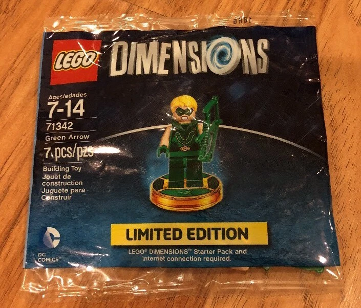 LEGO DIMENSIONES 71342 FLECHA VERDE EDICIÓN LIMITADA BOLSA DE POLIETILENO SELLADA DE FÁBRICA NUEVO EN PAQUETE Foto 1 de 2