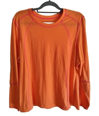 Camisa Cabelas Mujer Manga Larga Dri Release FreshGuard Naranja Talla Extra Grande XL Foto 1 de 4
