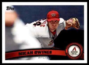 2011 Topps Update Micah Owings #US199 Arizona Diamondbacks