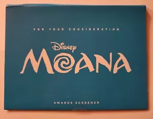 RARE NOS DISNEY MOANA FYC DVD ANIMATION OOP SCORE SOUNDTRACK LIN-MANUEL MIRANDA - Picture 1 of 5