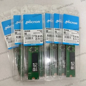 Micron 7400 PRO 3.84TB SSD M.2 22110 NVMe Gen4 x4 MTFDKBG3T8TDZ-1AZ1ZABYY - Picture 1 of 6