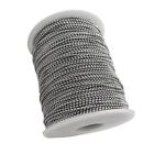 100m Round Ball Beaded Chain Stainless Steel Jewelry Making Findings Chains