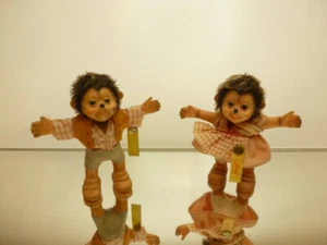 STEIFF DOLLS HEDGEHOGS MUCKI + MACKI - H11.5cm - FAIR/GOOD CONDITION - Imagen 1 de 6