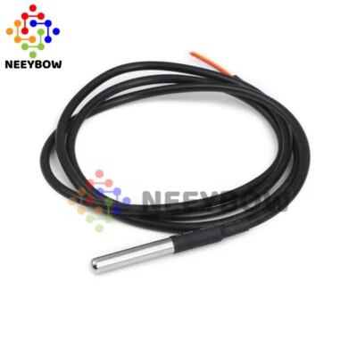 Stainless Steel Waterproof DS18B20 Temperature Sensor Probe 50CM Cable - Image 1 of 4