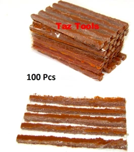 100 pcs Tire Repair Plugs Self Vulcanizing Tubeless Seal Tire Repair Plug Patch - Picture 1 of 1