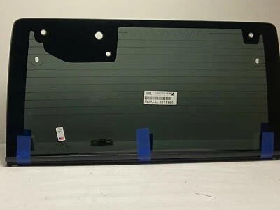 Fits: 2007-2010 Jeep Wrangler 2 &4 Door Back Glass w/ Bottom Molding - Image 1 of 4