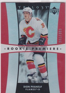 2005 05-06 Upper Deck Trilogy #179 Dion Phaneuf RC rookie premiere 903/999