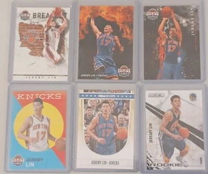 Jeremy Lin 2010 Lot Rookie X6 (RC) Warriors + Knicks NBA LINSANITY CHINA MINT - Picture 1 of 6