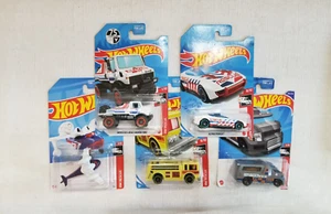 Hot Wheels Rescue Water Bomber Rapid Response Alpha Pursuit Fire Eater Unimog - Picture 1 of 6
