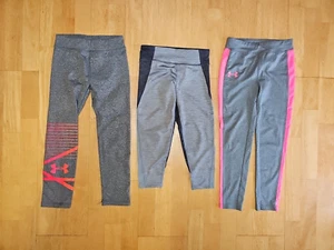 Under Armour Old Navy Girl Active Athletic Leggings 6 6-7 Years - Picture 1 of 9
