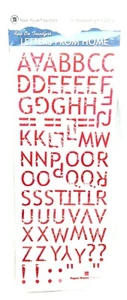 Paper House ALPHABET Rub On - Cracked Up 3/4" Caps ROT Sammelalbum Handwerk ANGEBOT - Bild 1 von 1