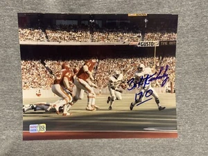 Bob Kuechenberg Auto 8x10 Photo w/17-0 Inscription - Dolphins Tristar Hologram - Picture 1 of 3