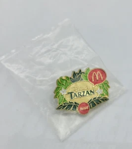 Disney Tarzán McDonalds Coca Cola Crew Employee 1999 Solapa Pin Esmalte De Colección  - Imagen 1 de 2