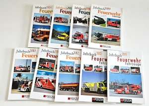 FEUERWEHR FAHRZEUGE JAHRBUCH 2001-2015 9 BOOK LOT GERMAN FIRETRUCK YEARBOOK - Picture 1 of 6