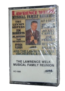 Audio Cassette THE LAWRENCE WELK MUSICAL FAMILY REUNION Vintage SEALED! HC-1006 - Imagen 1 de 4