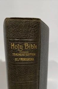 Holy Bible Teachers’ Edition Self Pronouncing Concordia Vintage W Maps - Bild 1 von 13