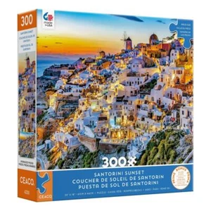 Ceaco Puzzle; Santorini Sunset; Scenic Photography series; 300 pcs; 2252-12 - Picture 1 of 2