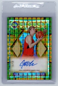 Tarjeta RC 2024-25 Topps Finest Gradey Dick dorada AUTO/50 geométrica #FLA-GD Raptors - Imagen 1 de 2
