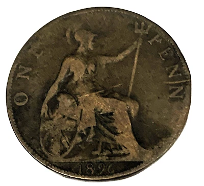 # C7317    GREAT BRITAIN     COIN,     LARGE  PENNY    1896 - Image 1 of 2