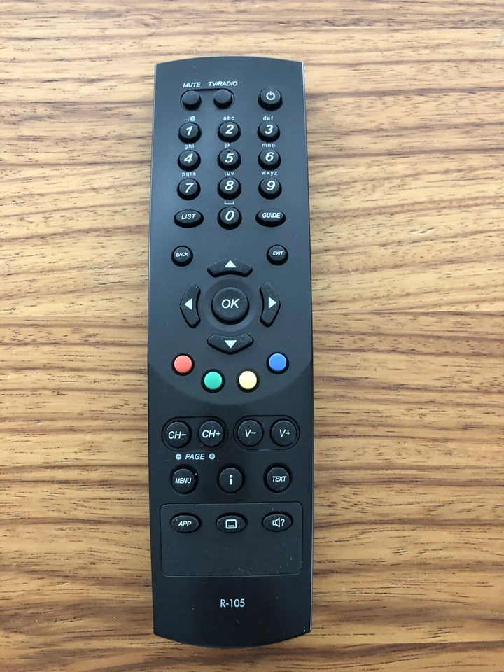 Telecomando ORIGINALE R-105 HUMAX  Decoder Digitale Terrestre - NUOVO !!! - Immagine 1 di 1