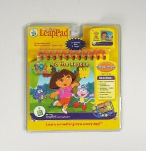 New - Dora The Explorer To The Rescue Leap Frog My First LeapPad Learning System