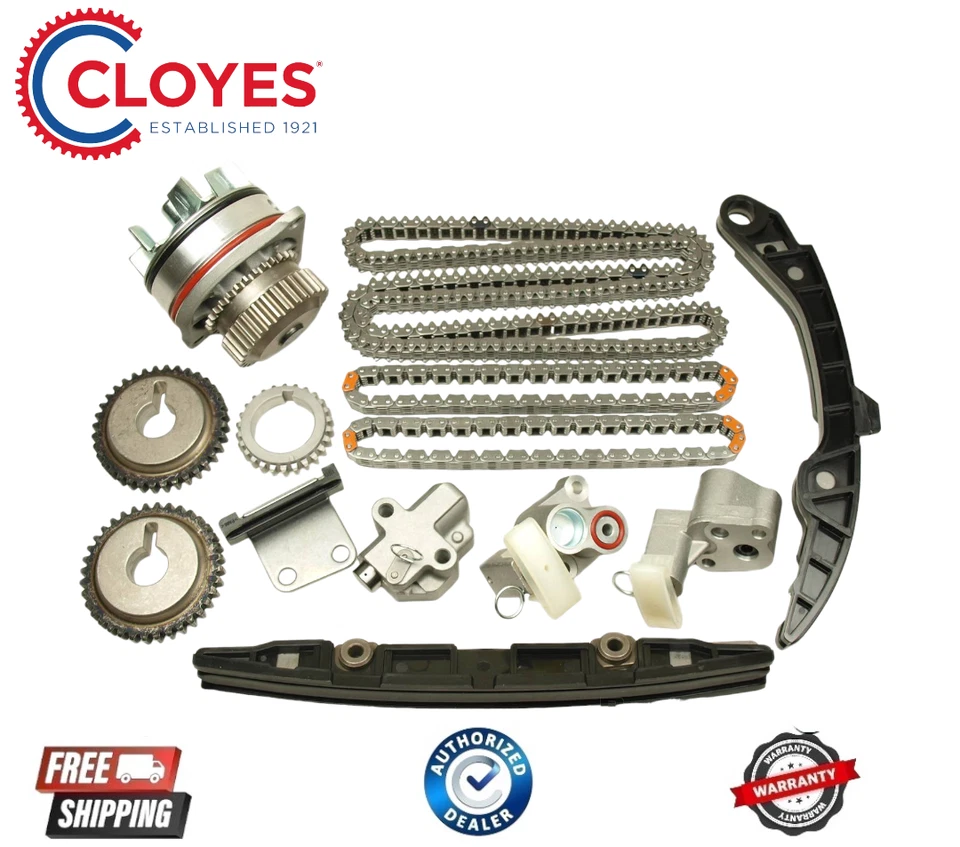 Engine Timing Chain Kit fits 2002-2007 Nissan Murano 350Z Altima,Maxima CLOYES - Image 1 of 1