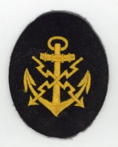 Insignia de manga original de la Marina de Guerra carrera telegrama - Imagen 1 de 2