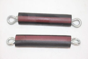 Lot/Set of 2 AB Rocket Black Replacement Tension Medium Resistance Springs Euc! - Picture 1 of 7