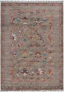 Ziegler Annodato a Mano Tappeto Orientale 238x176 cm-Fine,Tappeto,Tappeto - Picture 1 of 14