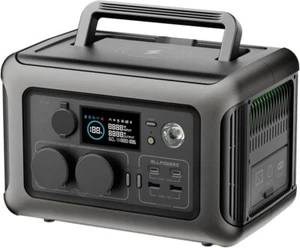 600W Power Station Portátil R600 299Wh LiFePO4 Batería Salida CA Generador Solar - Imagen 1 de 8