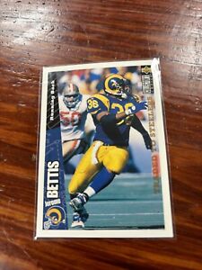 Jerome Bettis 1996 Collector’s Choice #222 Pittsburgh Steelers Football Card HOF