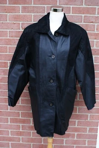 Jaqueline Ferrar Women's Black Leather Jacket Coat Size Small - Picture 1 of 6