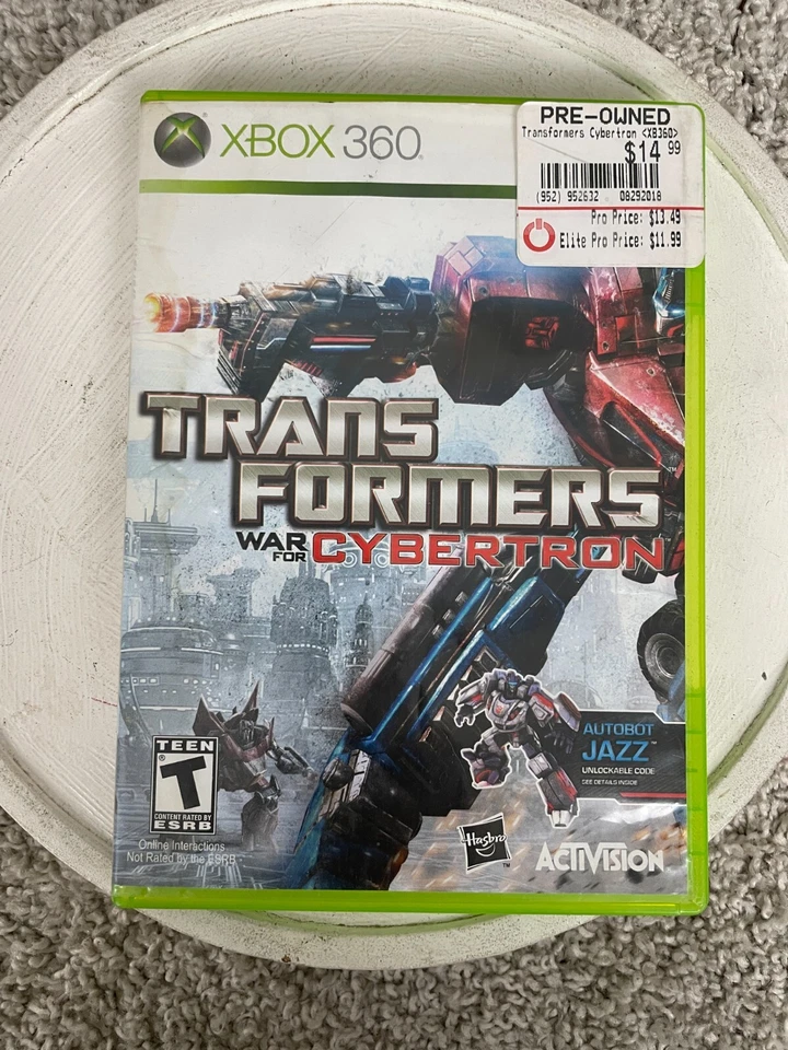 Videojuego Microsoft Xbox 360 Activision Transformers War For Cybertron Clasificado T Foto 1 de 4