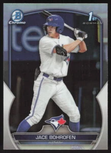 2023 Bowman Draft #BDC-173 Jace Bohrofen Chrome Refractor - Picture 1 of 2