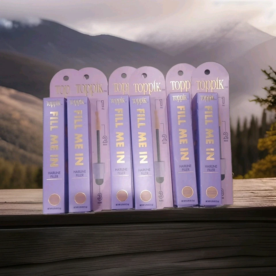 (3)Toppik Fill Me In Hairline Filler Medium Blonde 0.176oz - Image 1 of 1