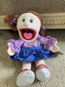 "Silly Puppets Amy Peach niña NUEVO 14"" con etiqueta" - Imagen 1 de 10