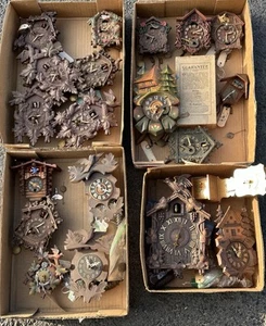 Gruppo vintage di 21 orologi a cucù tipo più piccolo. Inizia una collezione qui! - Foto 1 di 8