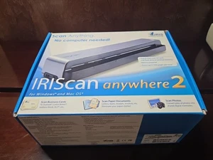 IRIScan Anywhere 2 Portable Document Scanner w/ SD Card and Cable, Drive Disc - Picture 1 of 3